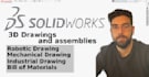 draw 3d drawing and assemblies with solidworks