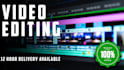 do professional video editing and photoshop