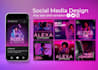 design professional social media post