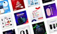 do social media advertising, carousel design, facebook ads post, instagram post