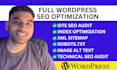 do full SEO for your wordpress website for google rankings