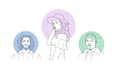 design a custom line art portrait vector avatar for gift