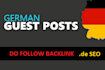 build high quality backlinks through german guest posting
