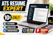 write an ats optimized resume, CV and cover letter