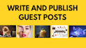 write and publish articles for blogs as guest posts