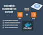be your docker, eks, ecs, ecr, kubernetes and containers app expert