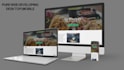 develop and design a professional landing page
