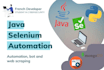 be python java, web scraping bot selenium programming dev