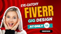design attractive gig thumbnails or pictures using canva