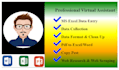 do ms excel data entry, copy pest, web scraping job