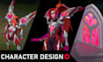 character concept art and character design