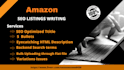 write german product description,  amazon listing optimization