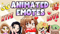 draw awesome animated chibi emotes for your twitch, discord
