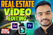 do real estate video editing in 12 hours