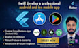 develop custom flutter mobile apps for ios and android with fullstack expertise