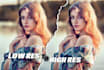 make low resolution photos to very high in one hour