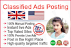 do 50 classified ads posting manually in the USA