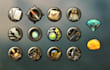 craft unique 2d game art props, icons, items, objects