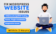 fix wordpress website issues errors and woocommerce issues