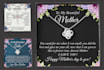 do attractive creative shineon necklace jewelry message card design