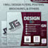 design flyers and social media posters
