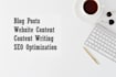 write blogs and website contents