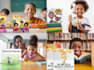 do 10 different black children book mockups mock ups