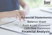 create profit and loss and financial statements for you
