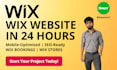 design and redesign wix website
