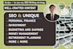write expert personal finance and investment articles