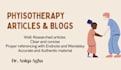 write evidence based physiotherapy articles