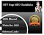 do monthly off page SEO link building for your website