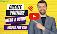 make intro and outro  for youtube videos