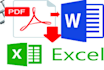 convert word or pdf to excel