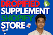 make shopify site for honeycomm, supliful, supplement, rocktomic label design