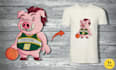 draw awesome cartoon t shirt design for you