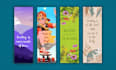 make unique and awesome bookmark design