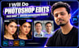 do photoshop retouch edits face swap in just 1 hour