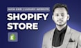 high end luxury shopify web design for clothing jewelry fashion furniture store