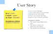 create user stories for web mobile apps with functional details