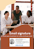 create professional HTML email signature