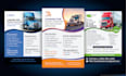 design logistics freight dispatching truck flyer in 8 hours