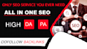 provide all in one manual SEO backlinks package