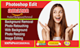 do background removal amazon products photoshop edited urgently