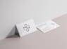 design a minimalist stylish business card and stationery