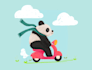create colorful and artistic illustration