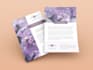 design postcard, product insert, thank you card