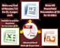 do data entry, make presentation, CV and article