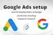 set up and manage google ads adwords PPC campaign