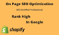 do professional onpage SEO and website ranking
